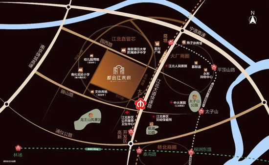 都会江来府地铁规划